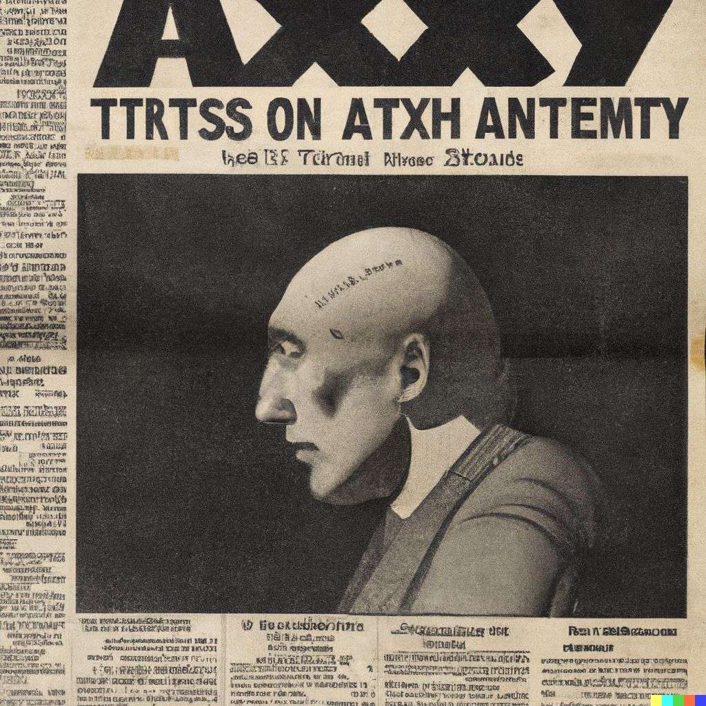 a representation of anxiety, front page of The New York Times, 1930